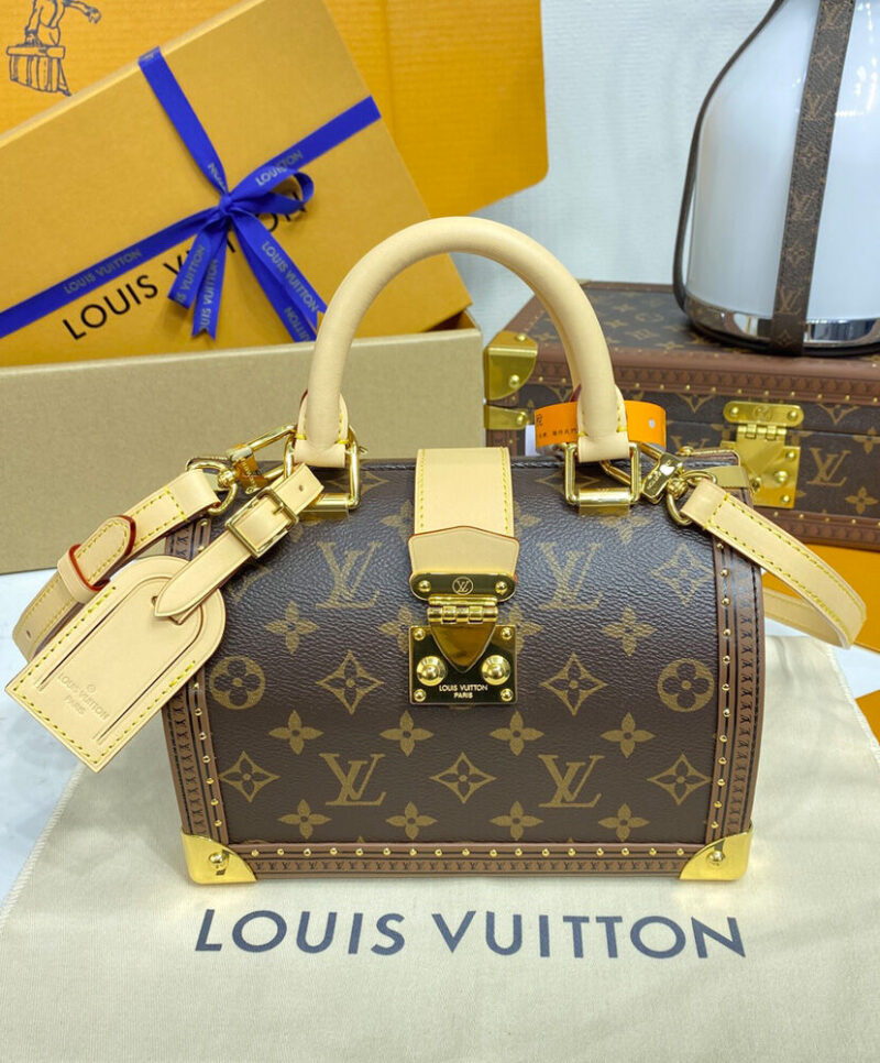 Louis Vuitton Speedy Trunk 20 Monogram M11154 Brown
